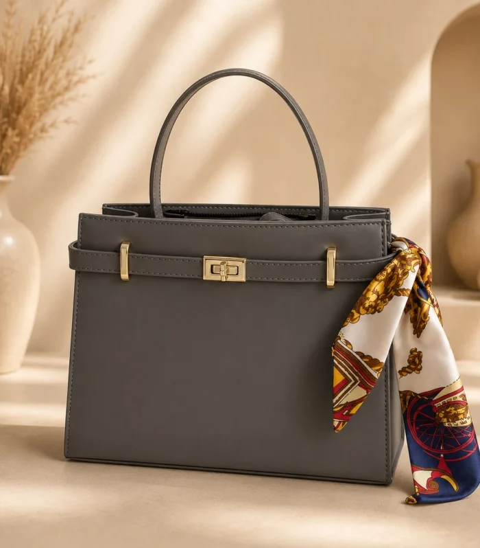 Nur Design Atelier Elara Sal Detayli Kadin El Cantasi