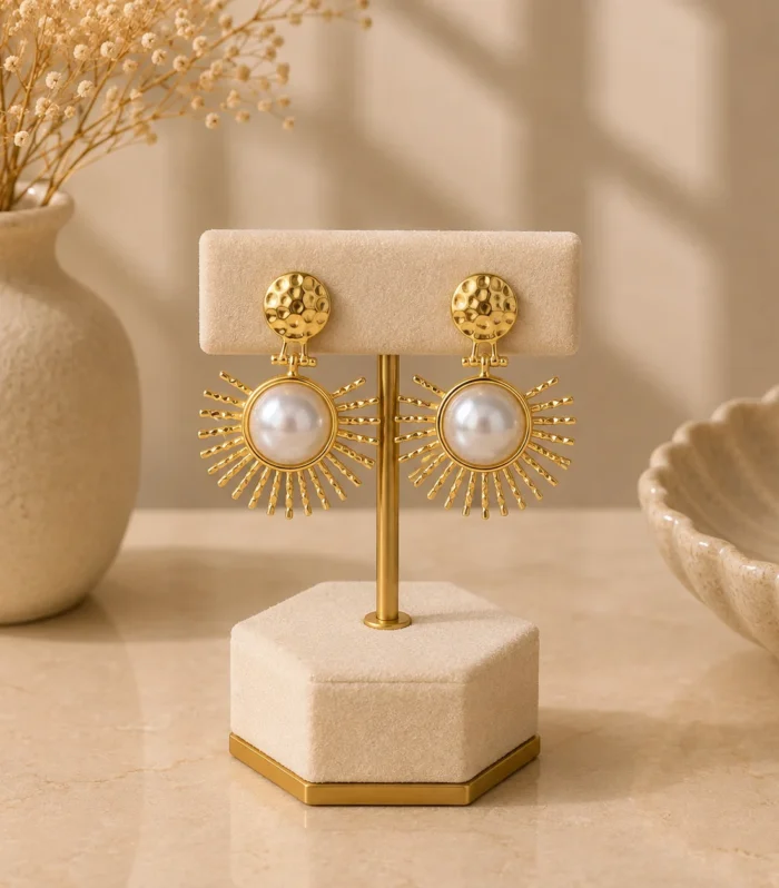 Nur Design Atelier Inci Detayli Gold Kupe