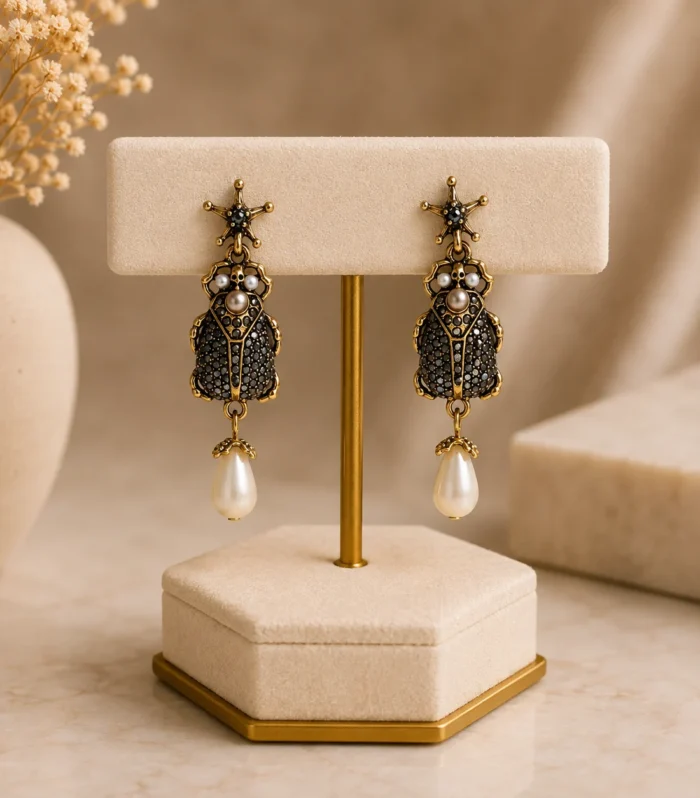 Nur Design Atelier Siyah Gold Bocek Kupe